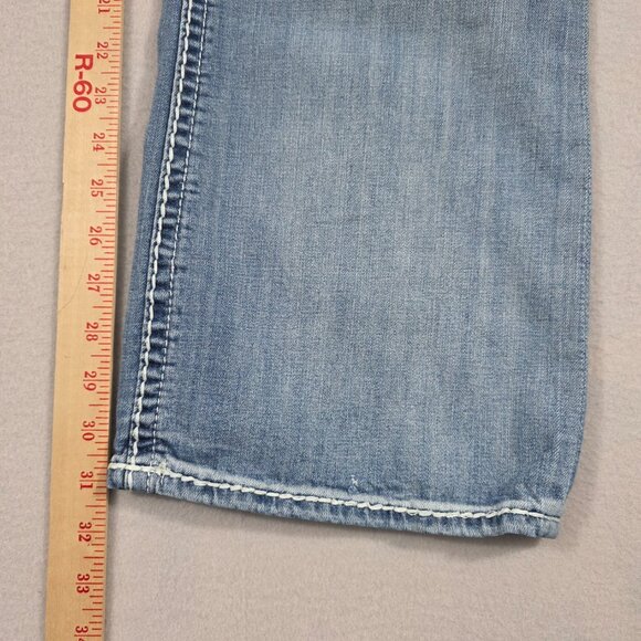 Rock Revival Jeans Womens 34 Blue Denim Sasha Easy Boot Mid-Rise - Picture 8 of 14
